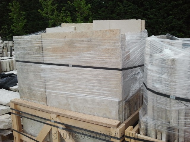 Antique Stone Flooring Tiles, Corton Fleury Limestone Tiles