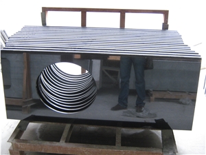 Absolute Black Granite Prefabricated Countertop, China Absolute Black Granite Countertop