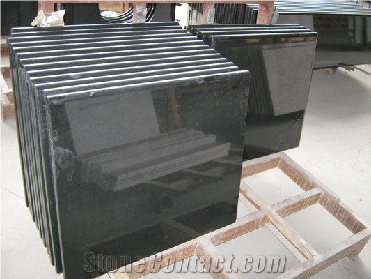 Absolute Black Granite Prefabricated Countertop, China Absolute Black Granite Countertop