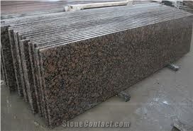 Baltic Brown Refabricated Kitchen Cabinets, Baltic Brown Granite Kitchen Design