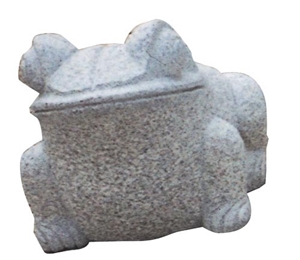 G682 Garden Decoration Animal Carving Stone,China Yellow Granite Sculpture, Statue