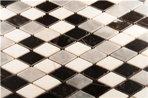 Bianco Lasa Marble, Nero Marquina Marble Mosaic, Bianco Lasa White Marble Mosaic Bianco Lasa Marble, Nero Marquina Marble Mosaic, Bianco Lasa White Marble Mosaic