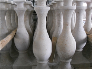 Jura Limestone Balustrade, Jura Beige Limestone Balustrade