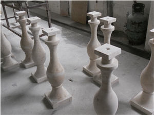 Jura Limestone Balustrade, Jura Beige Limestone Balustrade