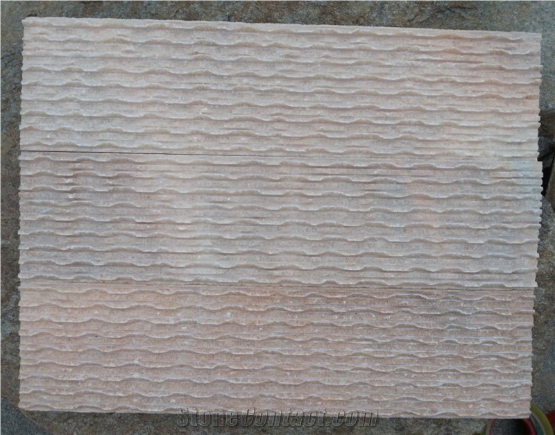 Pink Crystal Quartzite Cultured Stone