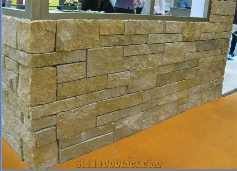 Yellow Quartzite Masonry
