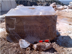 Brown Onyx Blocks and Slabs, Onice Miele Nuvolato Brown Onyx Block