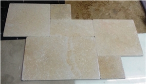 Jerusalem Gold Pattern Limestone Tiles & Slabs, Beige Limestone Tiles & Slabs