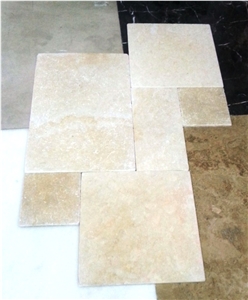 Jerusalem Gold Pattern Limestone Tiles & Slabs, Beige Limestone Tiles & Slabs