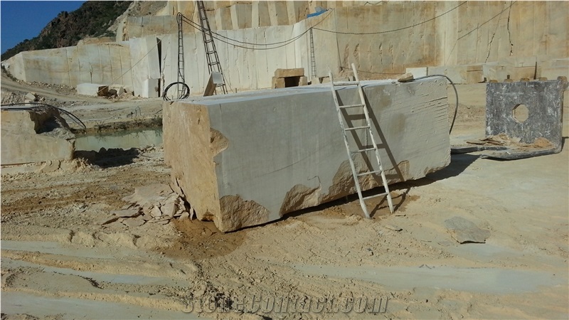 Amarillo Triana Marble Blocks, Spain Yellow
