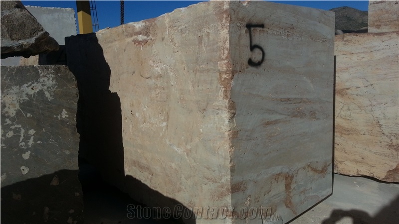 Travertino Rojo Red Travertine Blocks