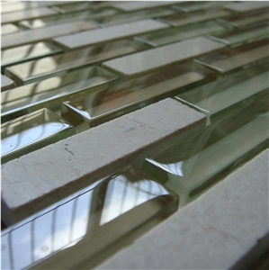 High Quality Glass and Marble Mosaic Tile