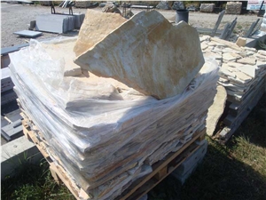 Beige Slate Fone for Landscaping and Walling