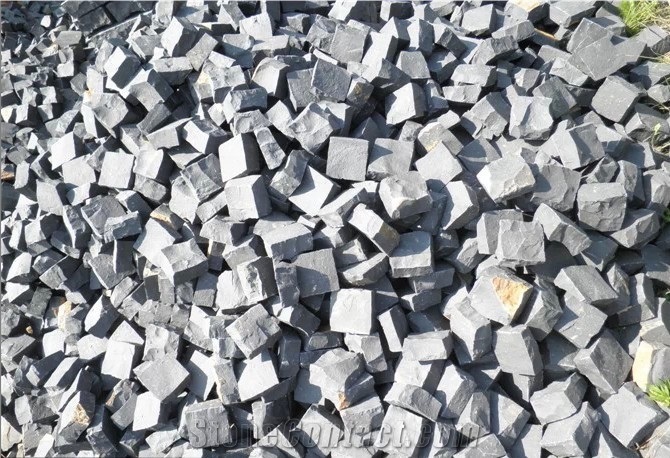 Black Basalt Cubes/ Black Cobble Stone