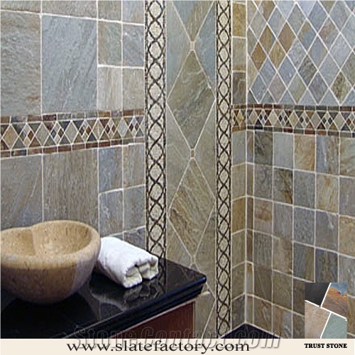 Beige Slate Wall