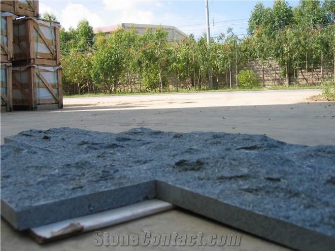 G612 Green Granite/Olive Green/Granite Tiles/Natural Split Mushroom Stone