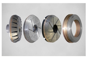 Edge Polishing Tools, Wheels for Bullnose Shaping