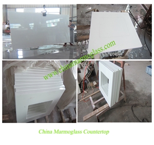 Crystallized Glass Kitchen Top Marmoglass Countert