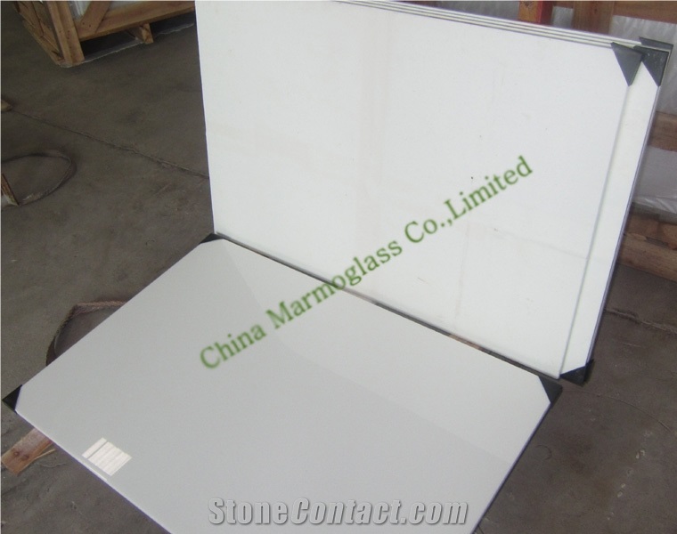 3000X1600x18mm Wooden Nano Glass Stone Large Slab