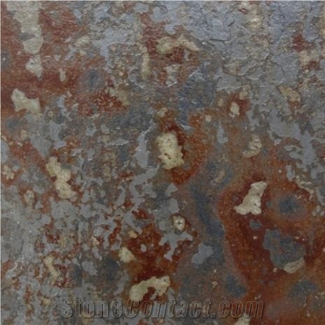Cobra Multicolour Slate Tiles, Multicolor Vermelho Slate Tiles