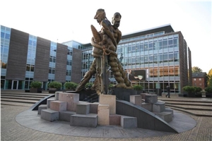 Sculpture Of Hans Christian Andersen, G654 Black Granite Sculpture