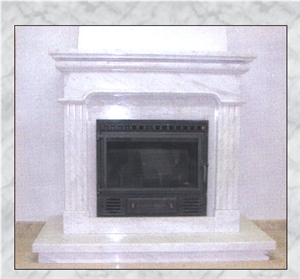 Estremoz Claro Marble Fireplace, Estremoz Claro White Marble Fireplace Estremoz Claro Marble Fireplace, Estremoz Claro White Marble Fireplace