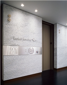 White Marble Stacked Wall Cladding, Jade White Marble Wall Cladding