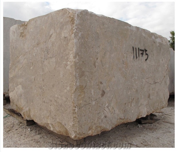 Carnis Breccia Marble Block, Greece Beige Marble