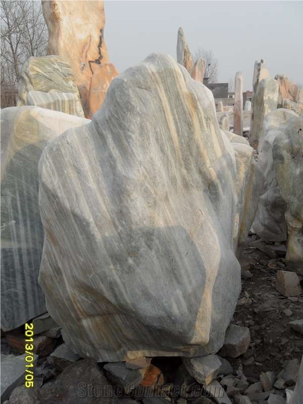 Natural Garden Stone, Grey Onyx Garden Stone