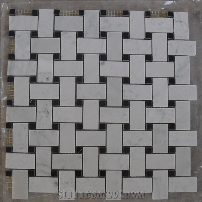 Bianco Carrara White Marble Mosaic