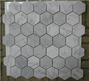 Bianco Carrara White Marble Mosaic