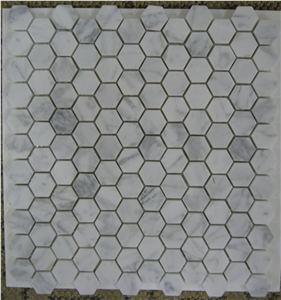 Bianco Carrara White Marble Mosaic
