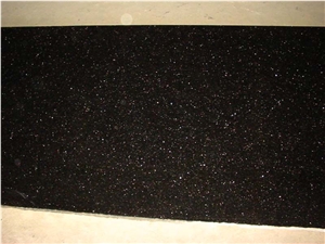 Black Galaxy Granite Slabs, Tiles