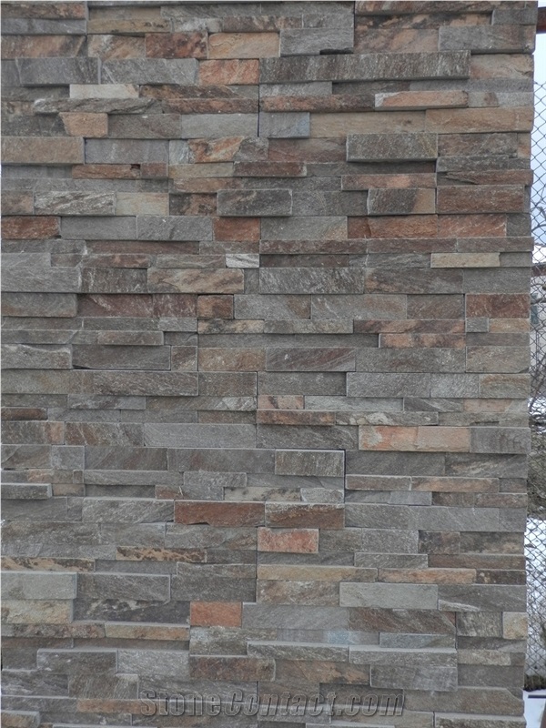 Natural Bulgarian Stones, Dark Brown Walling
