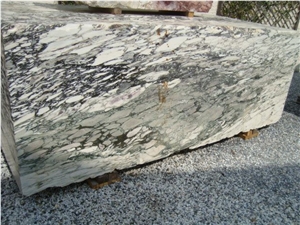 Breccia Verde Seravezza Marble Blocks, Italy Green Marble
