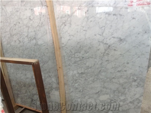 Bianco Brouille Marble Slab