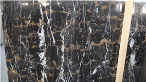 Black and Gold Marble Slab,portoro Nero Giallo Marble Slabs