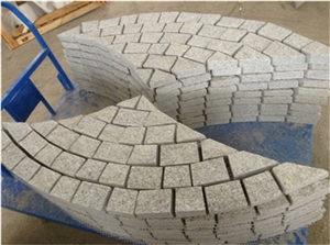Cobble Stone White Granite Pavers
