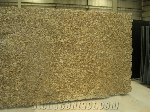 Giallo Santa Cecilia Granite Slab