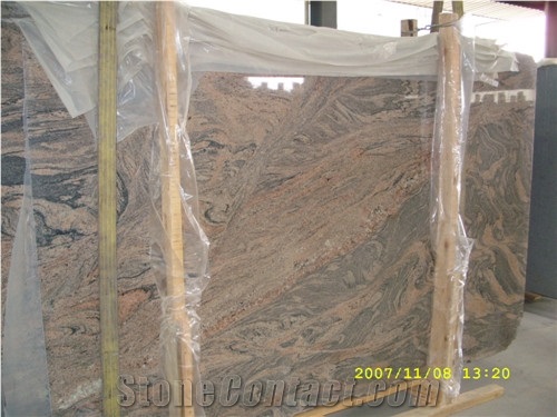 Juparana Columbo Granite Slab