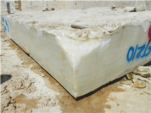 Snow White Onyx Block