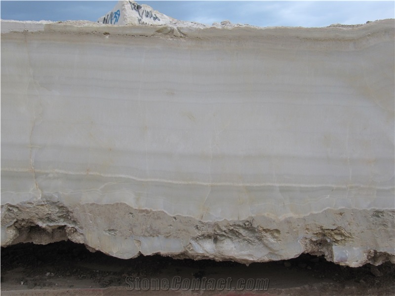 Snow White Onyx Block