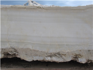 Snow White Onyx Block