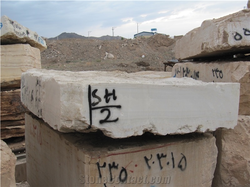 Snow White Onyx Block
