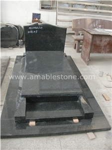 Beida Green Granite French Tombstone