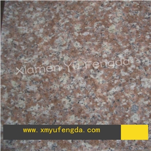 G687 Peach Red Granite Tiles, Slabs