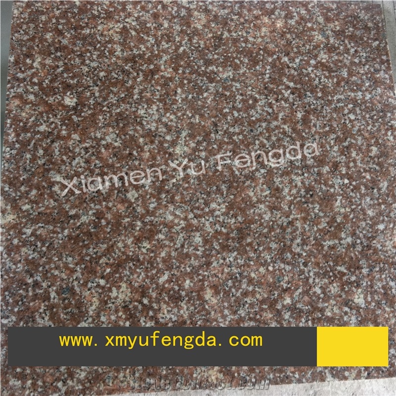 G687 Peach Red Granite Tiles, Slabs