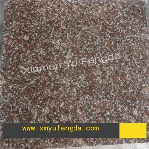 G687 Peach Red Granite Tiles, Slabs