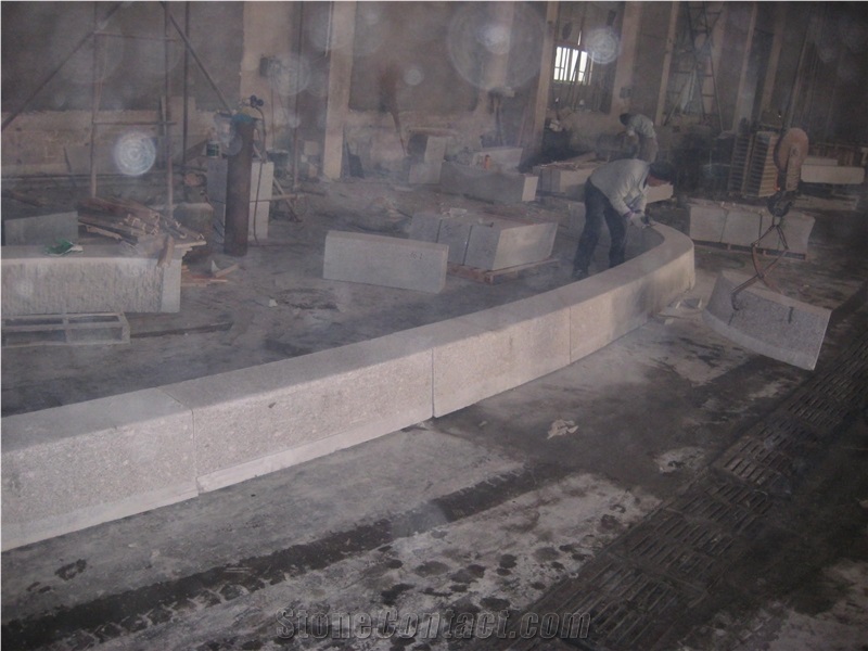 G383 Granite Curbstone, Granite Curbs, G383 Red Granite Curbstone