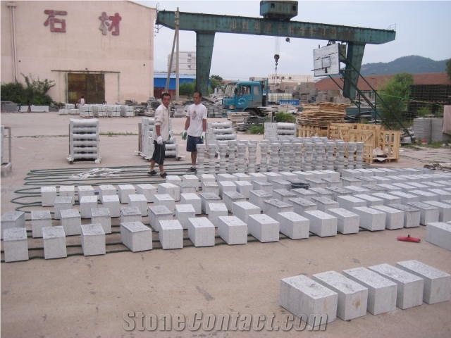 Grey Curbstone,white Sesame Curbs, G365 Grey Granite Curbstone